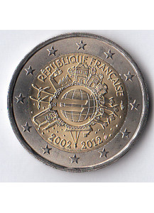 2012 - 2 Euro GERMANIA 10° Anniversario euro Fdc